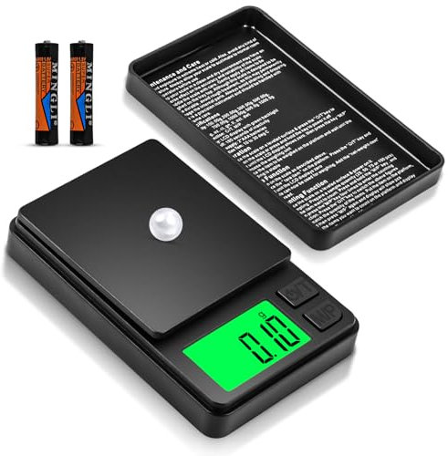 TNOMSNO 0.01g/1000g Feinwaage, Digitale Präzisionswaage 7 Einheiten Multifunktions Grammwaage mit Lcd Display Tragbare Klein Küchenwaage Tara-Funktion Mini Küchenwaage für Küche Kaffee Schmuck