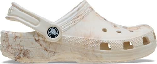 Crocs Unisexe Enfant Classic Watercolor Marbled Clog K Sabots, Bone Swirl, 30/31 EU