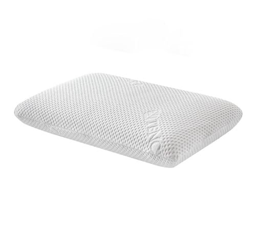 CYMMIYT Memory-Schaum-Kissen, Bambusfaser, hautfreundliches Memory-Schaum-Kissen, langsames Rebound-Brot-Kissen, einzelnes Hotel-Hals-Nacken-Pflege-Heimkissenkern(Tencel,50x30x10cm)