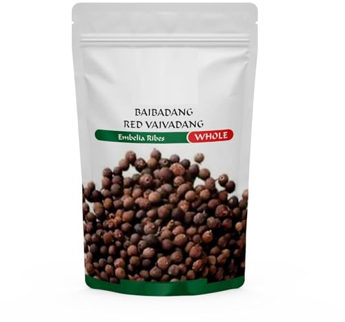 TV Natural Baividang 200 gm | Vaivadang Black Seeds| Embelia Ribes | Semi di falso pepe nero (Embelia Ribes)