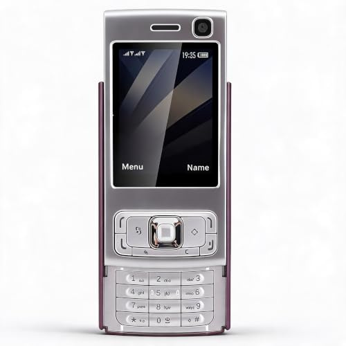 Annadue Téléphone Mobile à Curseur déverrouillé 2G GSM, écran de 2 Pouces, Haut-Parleur Puissant, Double Emplacement pour Carte SIM, Lecteur MP4 MP4, Radio FM, 9 Numéros pour la (Purple)