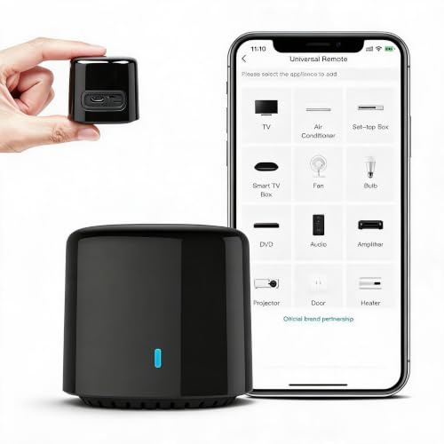 Telecomando Smart Home, RM4C Mini Telecomando a Infrarossi Per Wifi Per IR Blaster Per La Casa Per Alexa