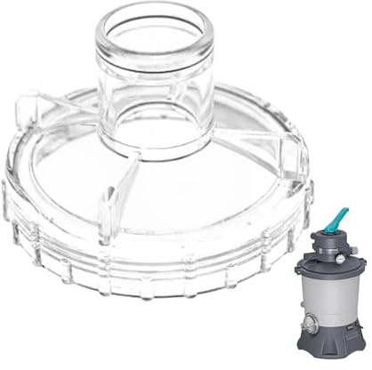 Nexoria Bomba de piscina filtro de arena, piezas de repuesto P6665, cubierta para filtro de arena Bestway Flowclear, accesorios de piscina, pieza de repuesto P6665, tapa de la bomba, cubierta de