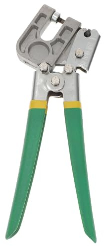 SHINEOFI Pince à Sertir Professionnelle en Acier pour Fixation de Rails Métalliques sur Cloison Sèche, Outil à Main Ergonomique pour Poinçonnage sans Couleur Aléatoire Plusieurs styles