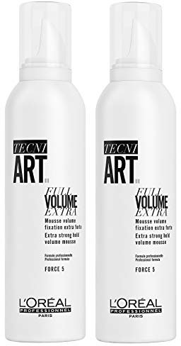 2er Force 5 Mousse Loreal Professionnel Tecni Art Full Volume Extra 250 ml