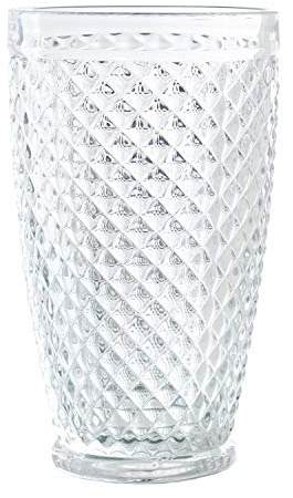 Set de 6 Vasos Altos de Cristal de 400ml Transparentes. Medidas: Medidas: 400 ml