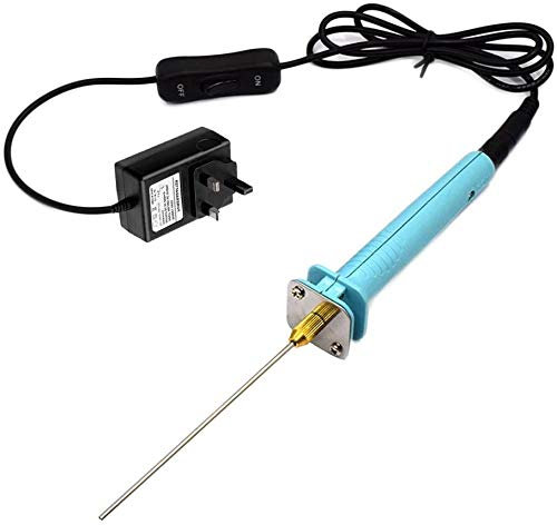 Lelesta Foam Electric Cutter Pen, Craft Hot Wire Knife 10CM Styrofoam Cutting Machine Pen Tools Kit with Voltage Transformer Adaptor 100-240V/15W