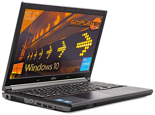 Fujitsu Tragbarer Computer für Notebook, Lifetook, A574 Core I5, 4300 m, bis zu 3,3 GHz, Win, 10 WiCam Externes 15,6 Zoll WIFI (überholt) (Grad B (größere Ästhetikfehler), 8 GB RAM 240 GB)