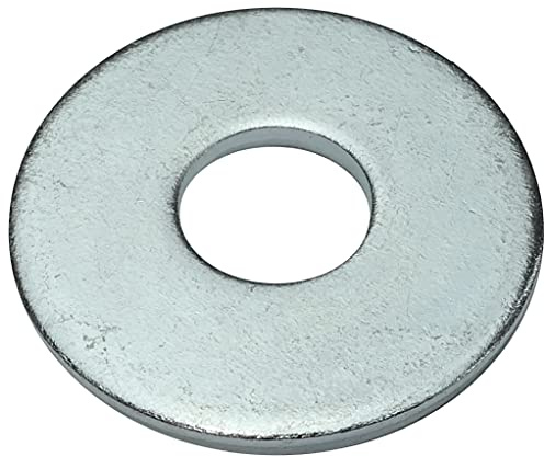 AERZETIX - C49713 - Satz von 100 Flache unterlegscheiben breiten - beilagscheiben - M10 Ø30mm - aus verzinktem stahl - DIN 9021-140HV - für befestigungen metall auf metall oder holz auf metall