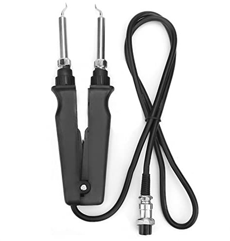 Lötkolben Pinzette, Lötpinzette SMD Rework Station 220V 60W Entlöten Lötpinzette Style Eisen für die Reparatur von Leiterplatten