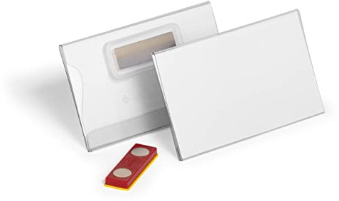 Durable Namensschild mit Magnet verdrehsicher, 90x54 mm, 25 Stück