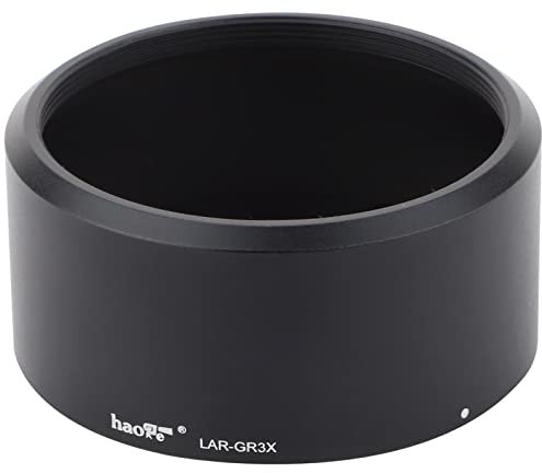 Haoge LAR-GR3X Lens Filter Adapter Ring for RICOH GR3X/GRIIIX Digital Camera for GT-2 GW4 Wide Conversion Lens replaces GA-2 With 49mm Filter Hole