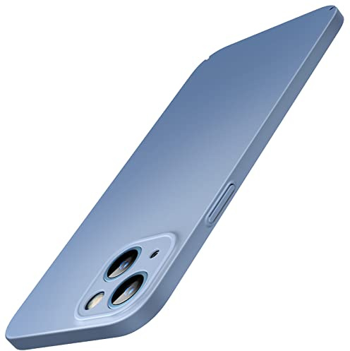 JETech Cover Slim per iPhone 13, Azzurro Sierra