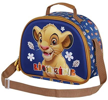 Disney Lion King Little Face-3D Lunch Bag, Blue