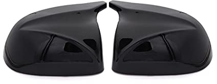 Spiegelkappen Für BMW X3 X4 X5 X6 X7 G01 G02 G05 G06 G07 2018 2019 2020 2021 2022 Shells Rearview Cap Real Carbon Fiber Mirror Cover Seitenspiegel Abdeckkappen (Farbe : Schwarz)