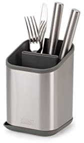 Joseph Joseph Duo Stainless Steel Silverware Flatware Drainer, Kitchen Utensil Organizer