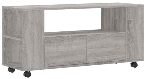 vidaXL TV-Schrank Grau Sonoma 102x34,5x43 cm Holzwerkstoff