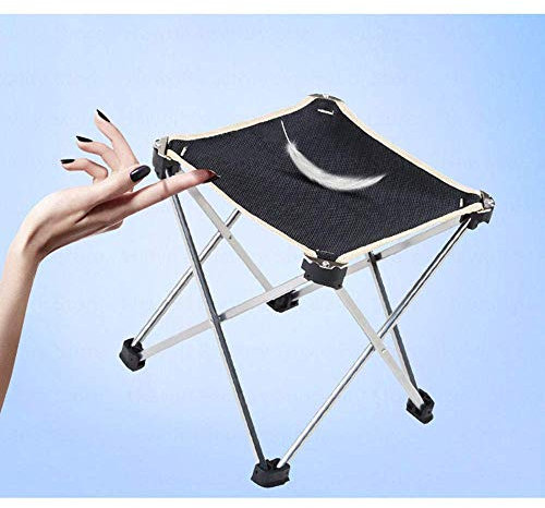GaRcan Tragbarer Camping-Strandstuhl, ultraleichter Luftfahrt-Aluminium-Angelstuhl, Freizeitstuhl, Outdoor-Camping-Klappstuhl, Camping-Outdoor-Klappstuhl – Rot, Klappstuhl, Sonnenliege