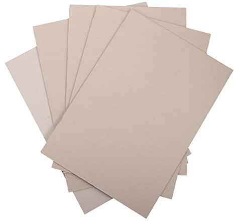 Gogogmee 5stücke Diy Graupappe Doppelseitig Dicke Bastelkartonplatte Für Junge Mädchen Zeichnen Modellbau Papierboard