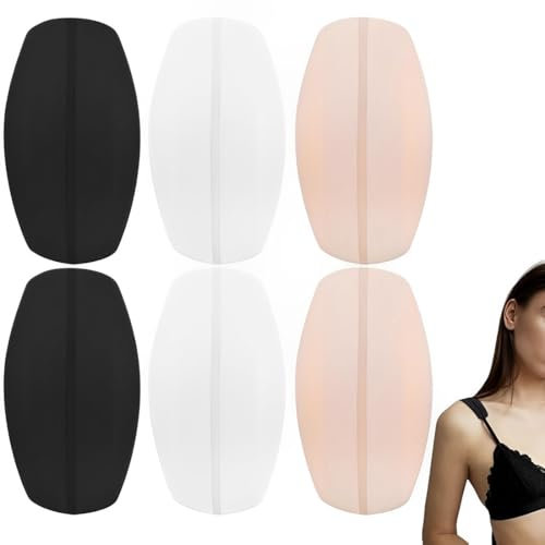 WUSJCOF 3 paia di reggiseni di sostegno, spalline antiscivolo, spallacci in silicone morbido per alleviare la tensione delle spalle, adatti a donne e ragazze