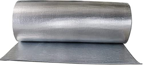 Aluminium Luftpolsterfolie, Isolierung, Isolierfolie, wärmereflektierende Platten, Verschiedene Größen, doppelte Aluminium Luftpolsterfolie, Isolierung, reflektierende Luftpolsterfolie (Größe: 1 x 3