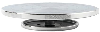 Zdprkqzvz Drehscheibe aus Aluminiumlegierung, Keramik, Ton, Handwerk, Töpferei, doppelseitig, Plattenspieler, Ton, Werkzeugplattform
