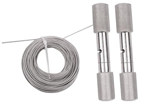 Dehorning Scie à fil antidérapante en corne de chèvre en acier inoxydable avec poignées, outil de coupe de jardin pour jardin, pique-nique, camping