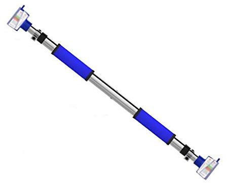 LKYLGYU GYHOME Reckstange für die Tür, Wandmontage, Keine Schrauben, Klimmzugstange für das Heim-Fitnessstudio, Armtrainer, 92–125 cm verstellbar, Tragkraft 150 kg