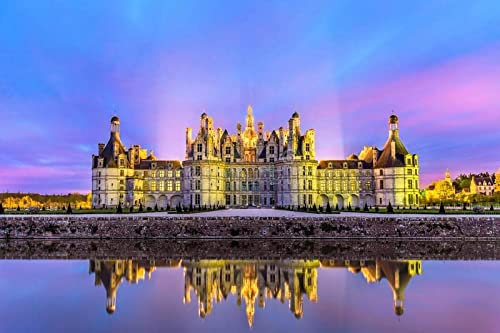 Puzzle für Erwachsene, 1000 Teile, Schloss Chambord, 52 x 38 cm