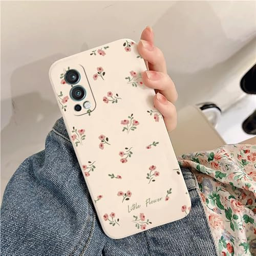 Kompatibel mit OnePlus Nord 2 5G Aromatische Kleine Blumen TPU Silikon Handy-Hülle