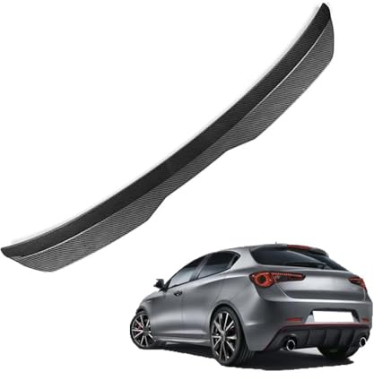 ZXZFDC Spoiler Posteriore per Auto per Alfa Romeo Giulietta (Typ 940) 2010-2014 2015 2016, Alettone per Bagagliaio Spoiler Posteriore in ABS, Facile da Installare, Accessori di Modifica
