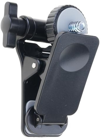 APLudoo Monitor-Kamerahalterung, Klemme, Bildschirm, LCD-Display, Top-Fülllicht, blinkender Halter, Webcam-Ständer, 1/4-Zoll-Schraubanschluss, Webcam-Ständer für Schreibtisch