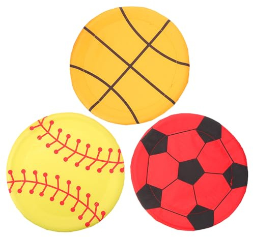OSOLADY 3er-Pack Wurfscheiben, Wurfspiel für mittelgroße und große Hunde, leicht zu erlernen und zu Spielen, Faltbare Kühlventilatoren im Großpack für sommerliche Outdoor-Sportveranstaltungen, 10