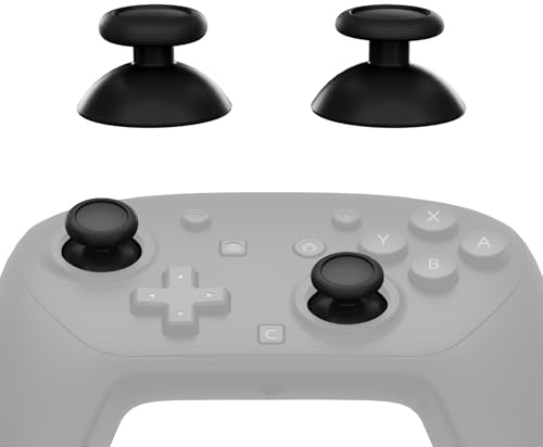 eXtremeRate Joystick 3D de Reemplazo para Nintendo Switch 2 Pro Mando, Switch 2 Pro Palancas Analógicas Izquierda y Derecha con Kit de Herramientas, Opciones Multicolor - Negro