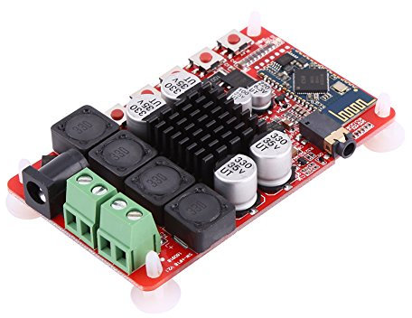 Bluetooth Amplifier Board TDA7492 Wireless Digital Stereo Verstärker Modul 50w x2 Audioempfänger Endverstärker Dual Channel AMP Board mit CSR8635 Bluetooth V4.0 Reveiver Mikrofon