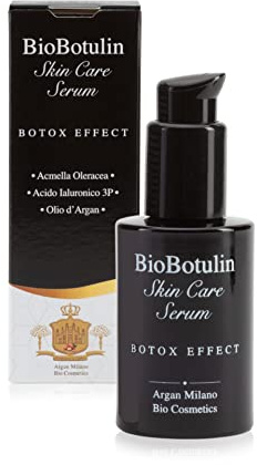BioBotulin Skin Care Serum - 30 ml - anti-wrinkle face serum for women and men - Ingredients: anti-aging, anti-wrinkle, anti-age - Acmella, 3P Hyaluronic Acid, Argan, Vitamin B5