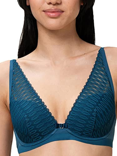 Triumph Damen Aura Spotlight WP'' Schalen BH mit Bügel, Smoky Blue, 85A