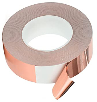 VIVIIHOO Kupferband Selbstklebend 30m x 30mm, EMI Abschirmband, Ultra Dünn Kupferfolienband, Kupferklebestreifen, Lötbar Einseitig Leitfähiges, Kupferfolie Kupferband Gegen Schnecken