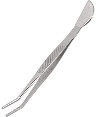 Pinzas para Bonsái, Herramientas para Bonsái de Acero Inoxidable, Pinzas para Jardinería, Pinzas para Plantas, Herramienta para Bonsái de Mango Largo, Pinzas Largas para Plantas (Doblado)