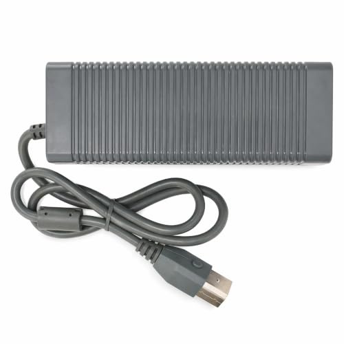 FECAMOS Adaptador de Ca 360, Cargador de Consola 360 Material ABS Material Fuerte Y Duradero Gran Compatibilidad para 360 para Adaptador de Corriente de Consola de Juegos(#1)