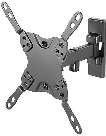 N NEWTOP Supporto Regolabile per TV da 13 a 42 pollici Staffa Resistente Parete Flessibile Monitor Plasma Televisore LCD Compatibile Vesa 75x75 100x100 200x100 200x200 Capacità Carico 20kg Acciaio