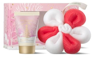 Bottega Verde - Fiaba in Rosa, Confezione Regalo Crema mani 30 ml e Spugna, in un Elegante Cofanetto, Idea Regalo