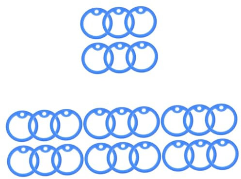 minkissy pcs Protective Cover Silicone Dog Tags ID Tag Cover Pet Mute Circles Dog ID Tag Cover Name Tag Rings Silicone Ring Dog ID Tag Round ID Card Silica Gel
