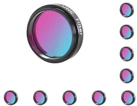 10 Set von 3,2 cm UHC-Filter, Lichtverschmutzungsreduzierung, kontrastreicher Filter
