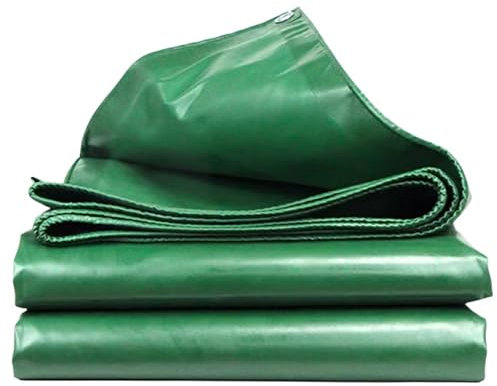 Telone di Plastica Impermeabile Telone di Copertura Con Occhielli Robusti Avvolgimento D'angolo per Tetti, Personalizzabile Qulamrdk (Color : Green, Size : 6x12m)