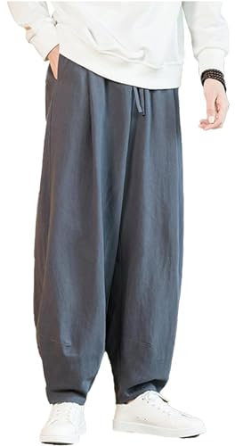 Générique Pantalon Tai Chi Confortable Martiaux Traditionnels Chinois Qi Gong Pantalon Respirant Pantalon Kung Fu Style Tai Chi et Wing Chun Pantalon Convient pour Hommes et Femmes,02,M