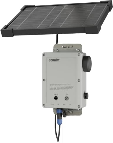 ECOWITT WS6210 Passerelle pour stations météorologiques, station météo 4G & Wi-Fi, récepteur mobile pour capteurs extérieur/intérieur, station de base IoT pour le jardin domestique, assistant météo