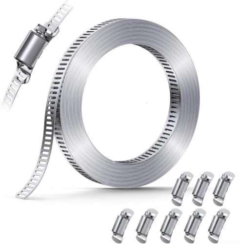 Kit de collier de serrage fabriqué à partir de matériaux de qualité supérieure avec des instructions faciles pour un assemblage et une utilisation rapides (D)