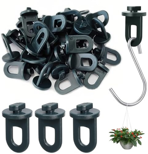 WUSJCOF 50x Clip per Serra per Supporto Piante Clip Resistenti e Accessori per Serra in Plastica per Binari di Serra e Giardino
