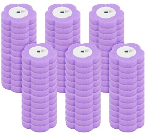 72 Pack Disposable Toilet Brush Refills, Lavender Cleaning Pads | 3-Layer Sponge Heads for Toilet Wand with Built-In Cleaner, for Sinks, Bathrooms and Floor Drains, Refill Heads Only